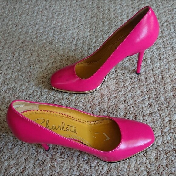 CHARLOTTE OLYMPIA Fuchsia Pumps size 36.5 - Picture 8 of 16
